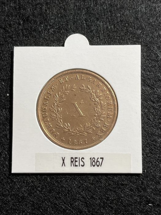 X Reis 1867 ( Cobre )