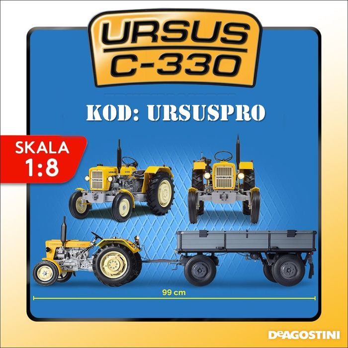 Ursus c-330 Deagostini Pełna kolekcja do złożenia