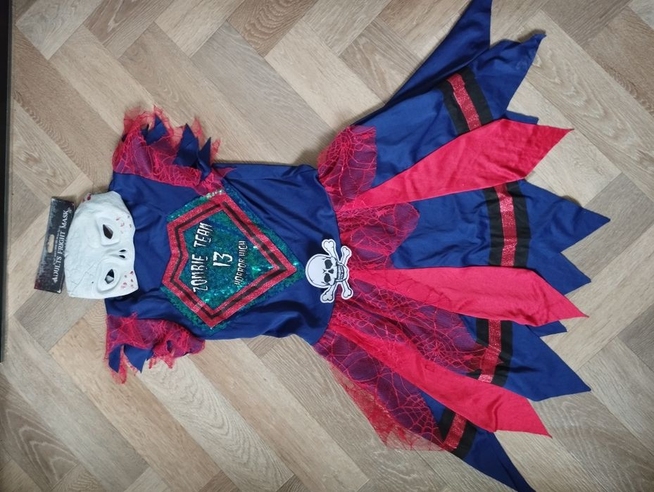 Карнавальное платье Morrisons 9-10лет.
