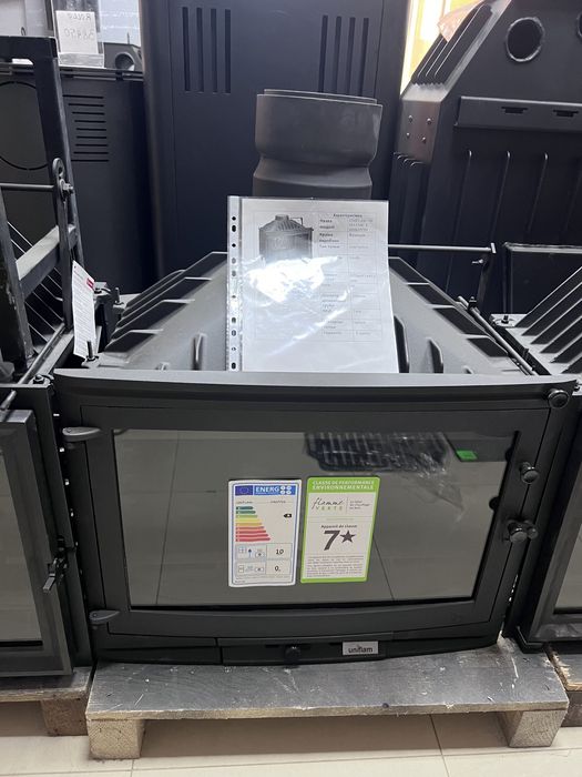 Камінна Топка Uniflam 700 Selenic ECO, Uniflam З Шибером, kaseta