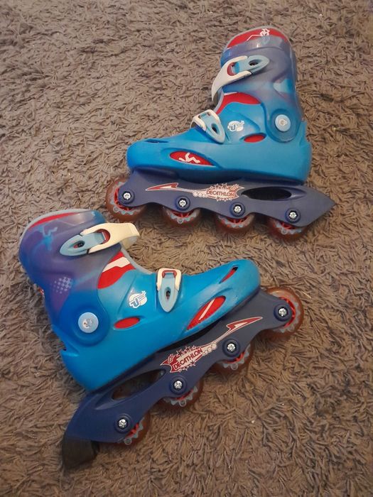 Capacetes e patins