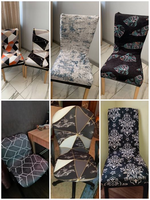 Чохол на стілець Чохли на стільці Велюрові Універсальні Туреччина