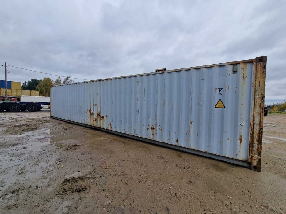 Kontener morski 40DV 12m – dostawa Szczecin i okolice
