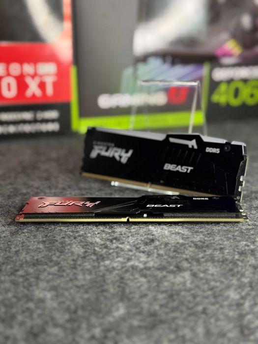 Оперативна пам'ять Kingston Fury Beast RGB DDR5 16GB (2x8) | МАГАЗИН | Гарантія 90 днів