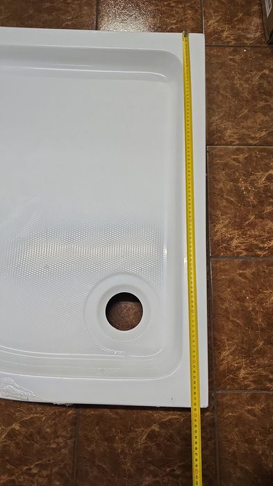 Brodzik do kabiny prysznicowej półokrągły 90cm