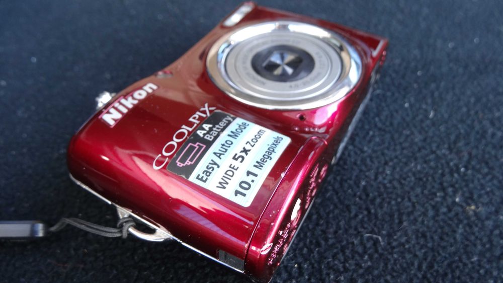 Nikon Coolpix L23 – bordowy, stan dobry Marki • OLX.pl