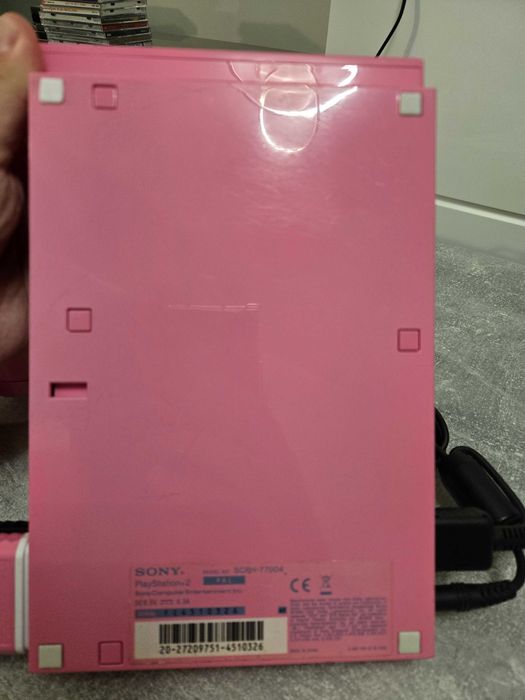 Playstation 2 Slim Pink Różowa