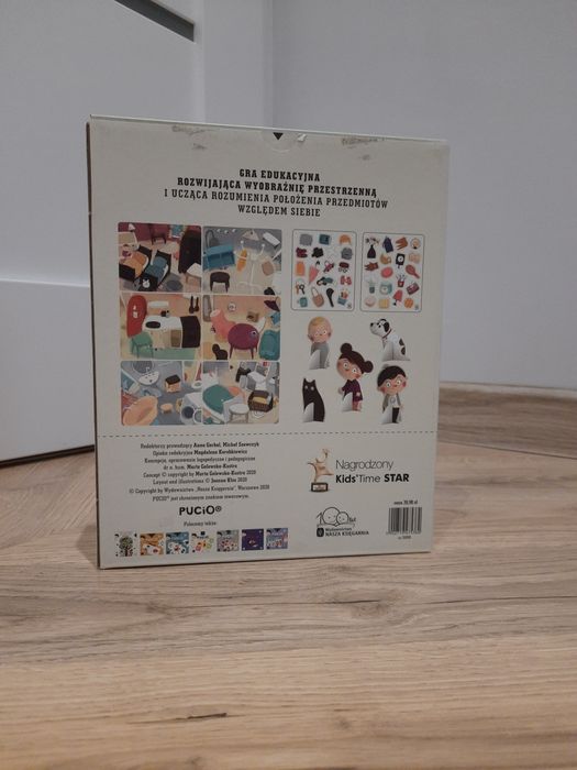 Pucio - gdzie to położyć? Gra edukacyjna.