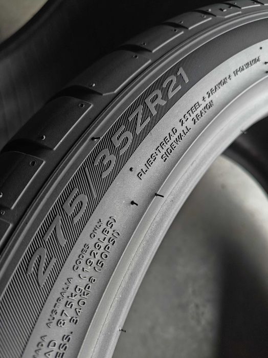 2шт R21 275 35 шини літні Hankook Ventus S1 Evo 3 гарний стан підходять на Tesla