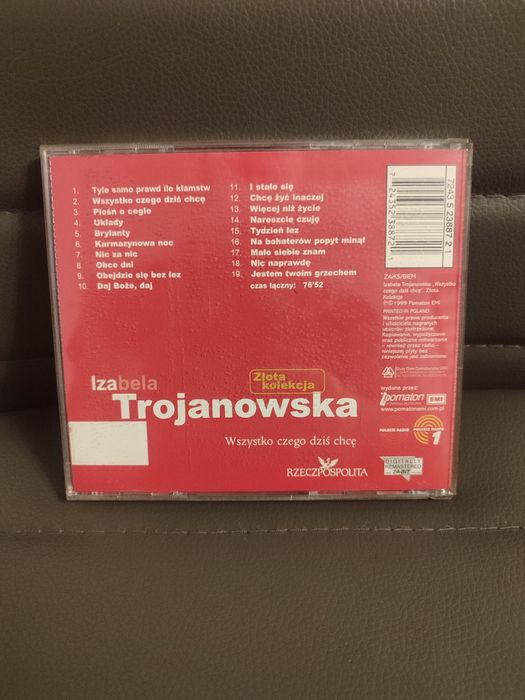 Izabela Trojanowska wszystko czego dziś chcę płyta CD złota kolekcja