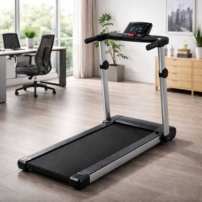 Бігова доріжка для дому та офісу –  ходьба біг кардіо нова компактна