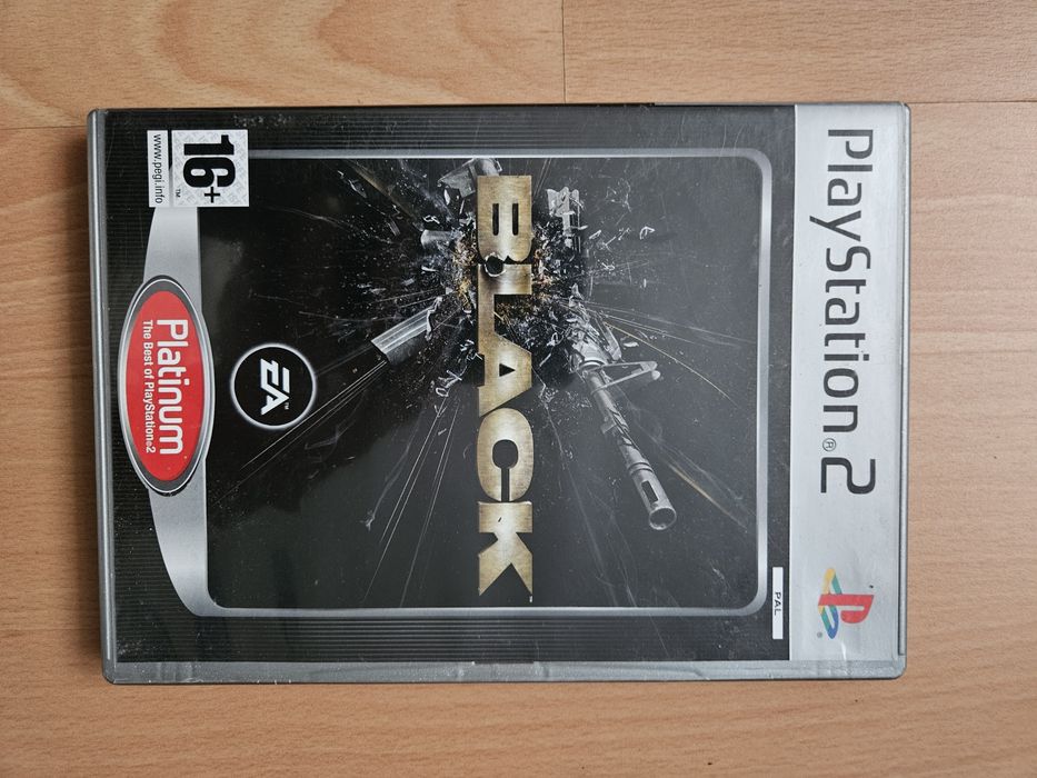 Black ps2 playstation 2