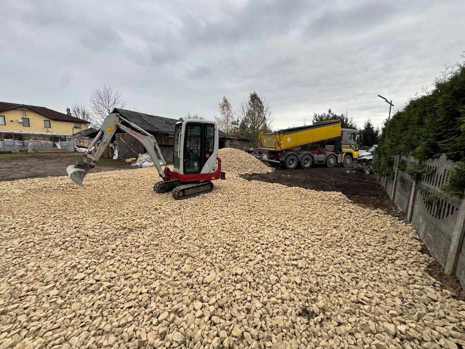 Usługi minikoparką