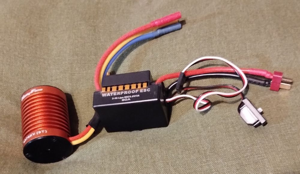 Zestaw bezszczotkowy RC.