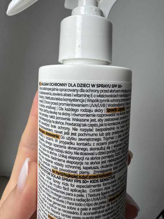 Spray mleczko spf 50 nowy