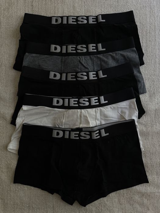 Pack 5 Boxers Diesel Homem - Cores Sortidas (Preto, Cinzento e Branco)