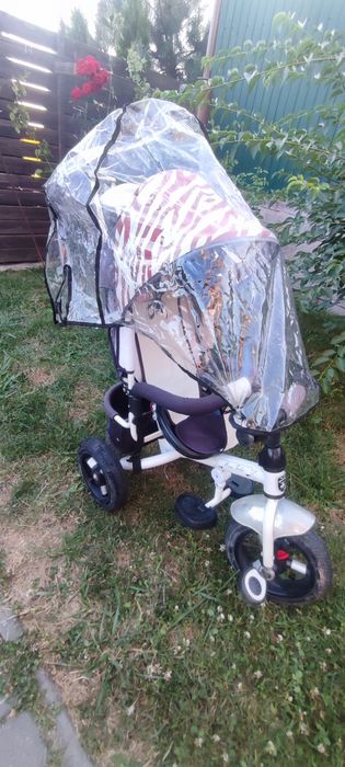 Дитячий триколісний велосипед-коляска Mini Trike