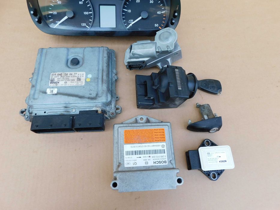 Komputer A6461500477 stacyjka klucz licznik Mercedes Sprinter 906 2.2 CDI