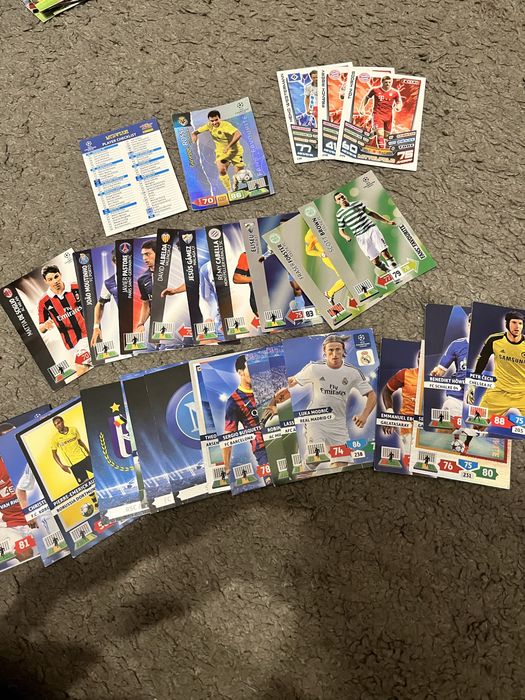 karty kolekcjonerskie champions league