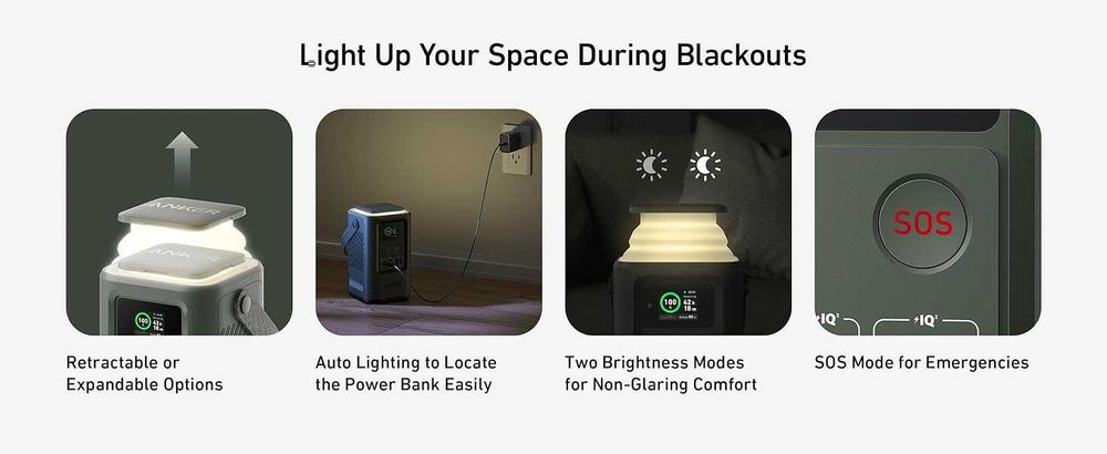 Повербанк Anker 548  60000mAh LiFePO4 60W 192Wh Магазин Гарантія