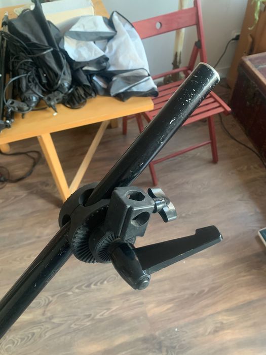 Material Luz tripés para estudio fotografía com 2 lampadas