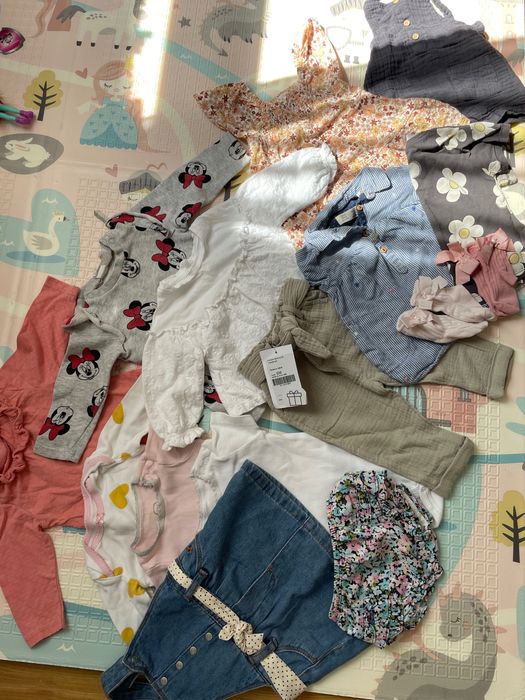 Zestaw ubrań dla dziewczynki Zara 68