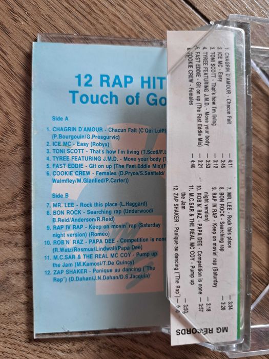 12 rap hits touch of gold 100% Rap kaseta magnetofonowa