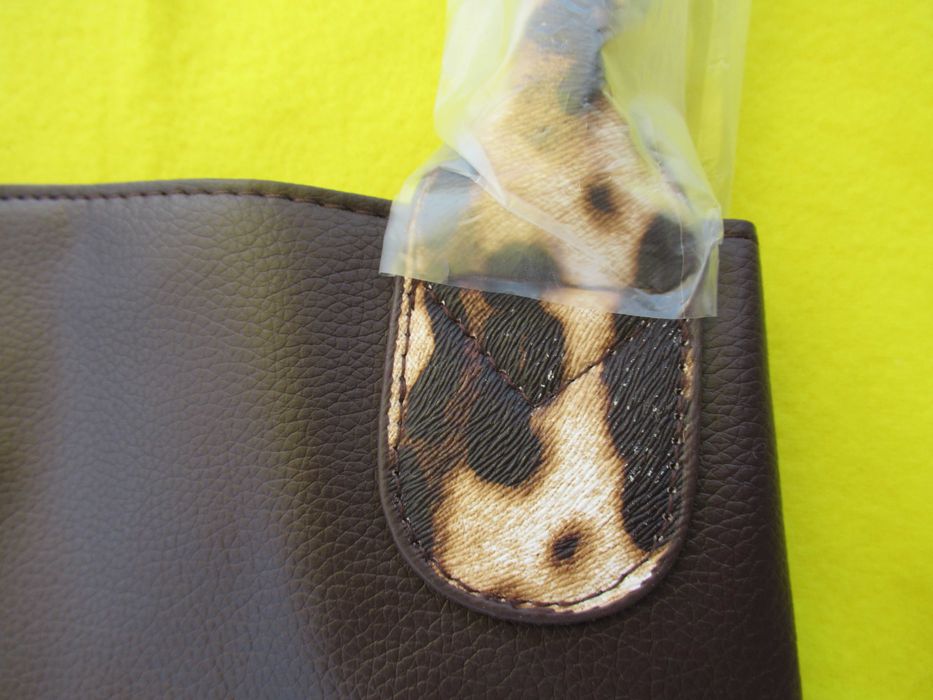 Torebka damska - Leopard Shopper - nowa