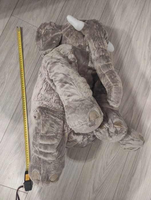 Duża maskotka poduszka słoń przytulanka 60cm