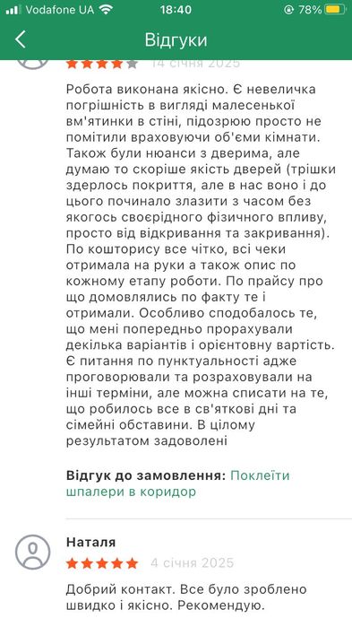 Штукатурка , шпаклювання та малярні роботи .