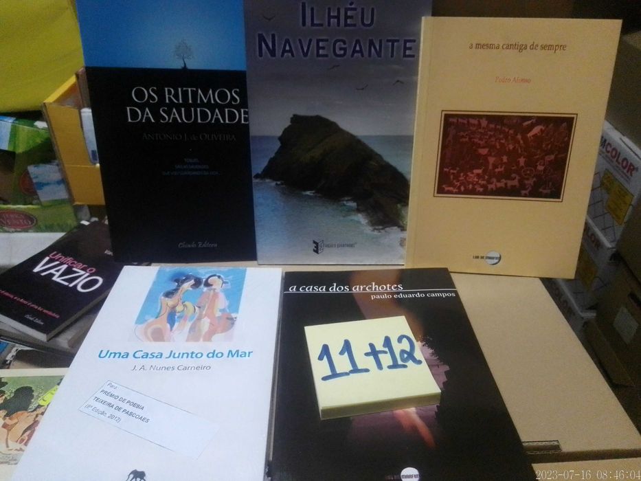Lote 11 + 12  LIVROS Diversos Vendidos INDIVIDUALMENTE - Vários Preços