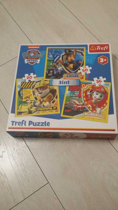 Puzzle Psi Patrol 3 w 1 Trefl
