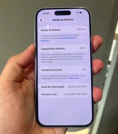 Iphone 17 como novo com fatura