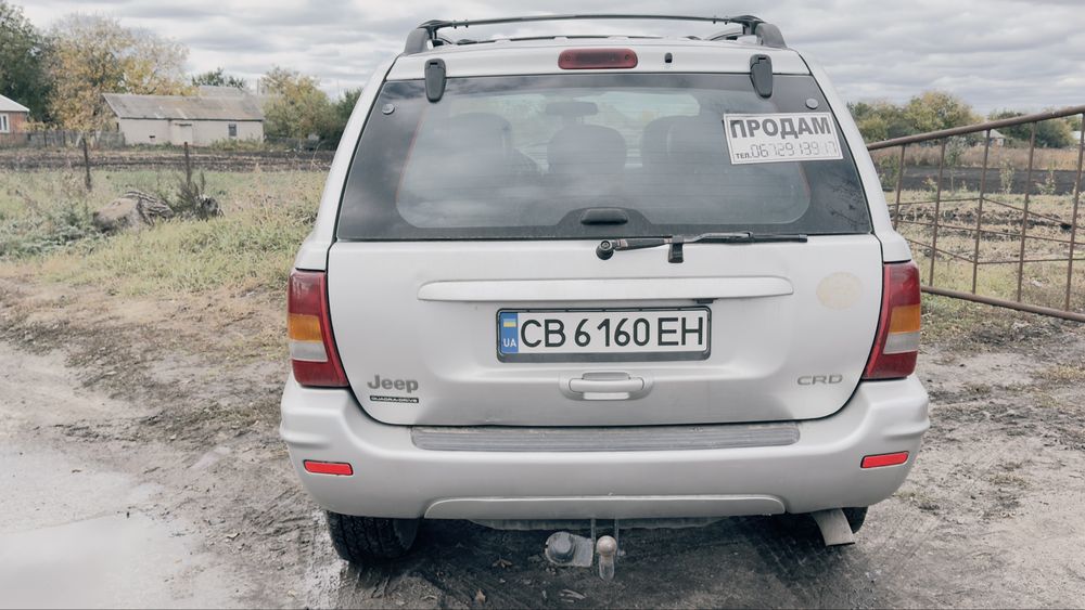 Jeep Grand Cherokee 2003 2.7 дизель CRD | Автомат | 4x4 | Сріблястий