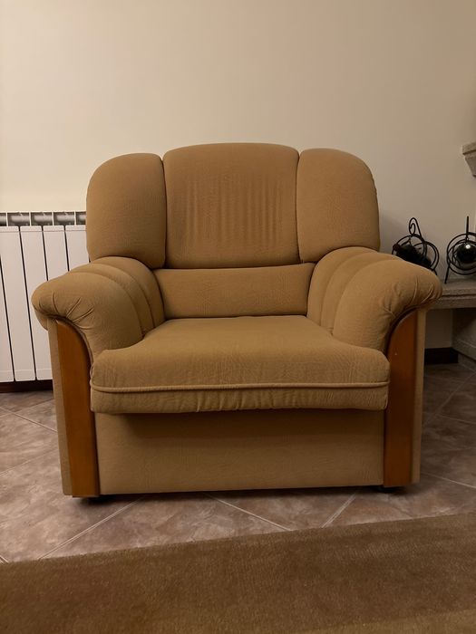 Sofá Vintage madeira cerejeira