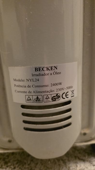 Aquecedor a óleo BEKEN  2400w