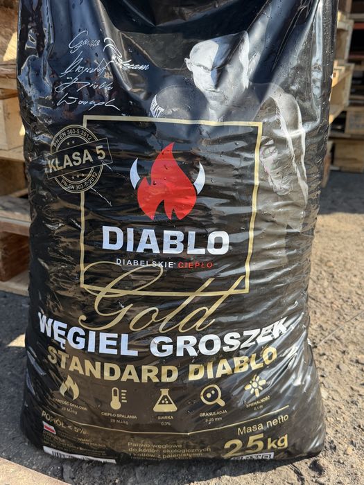 Węgiel groszek Diablo Gold