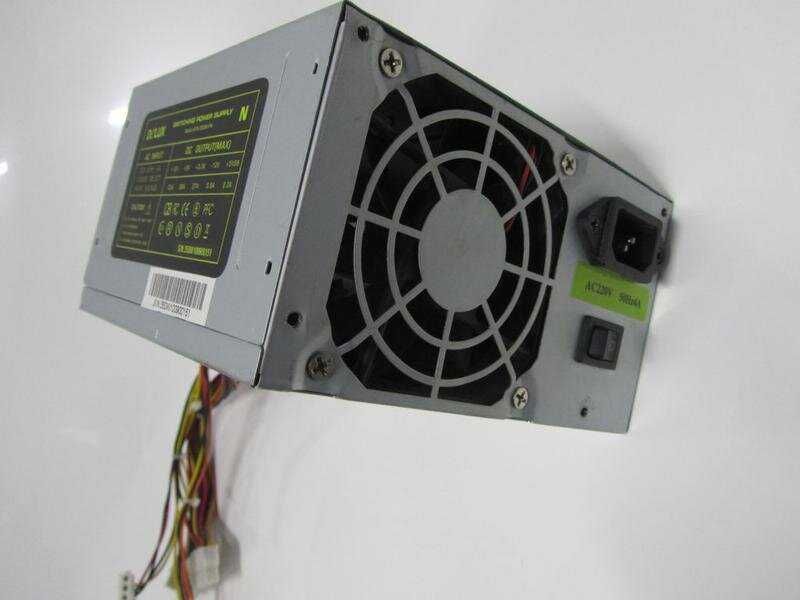 Блок питания 350 Вт Delux, 24+4 pin,  1х80мм,  ATX - 350 W (P4)