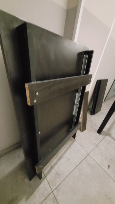 Stół ława ławostół czarny