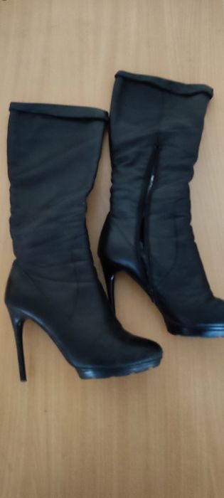 Сапоги натуральна  кожа
