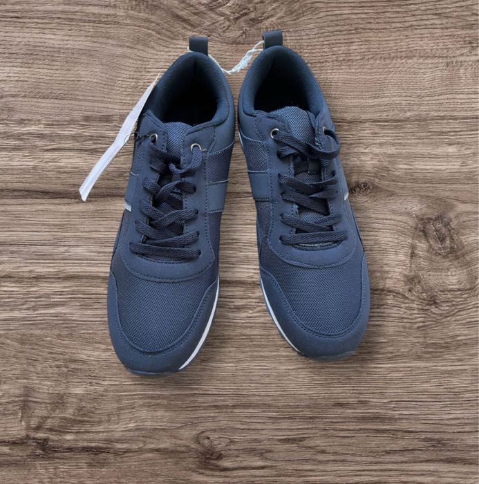Buty męskie sneakersy granatowe 43