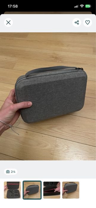 Dji case para drone dji neo (com compartimento para controle)