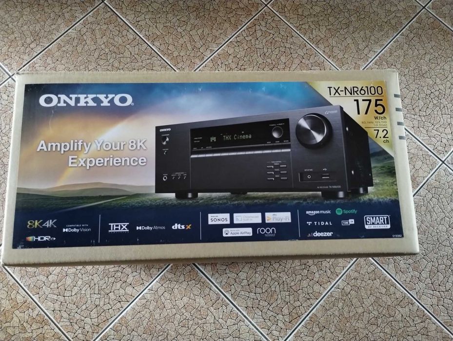 Amplituner Onkyo TX-NR6100, pilot, karton