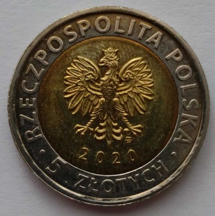 5 złotych 2020 (Pałac Branickich) III RP