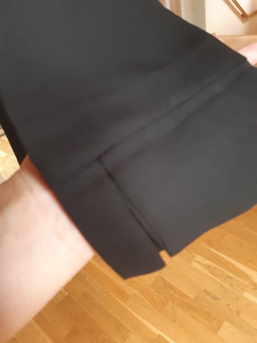 Czarna elegancka bluzka z rękawem 3/4