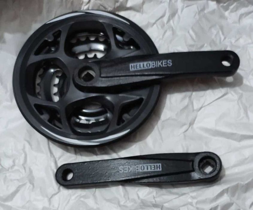 Mechanizm korbowy - korba rowerowa 3 rz.