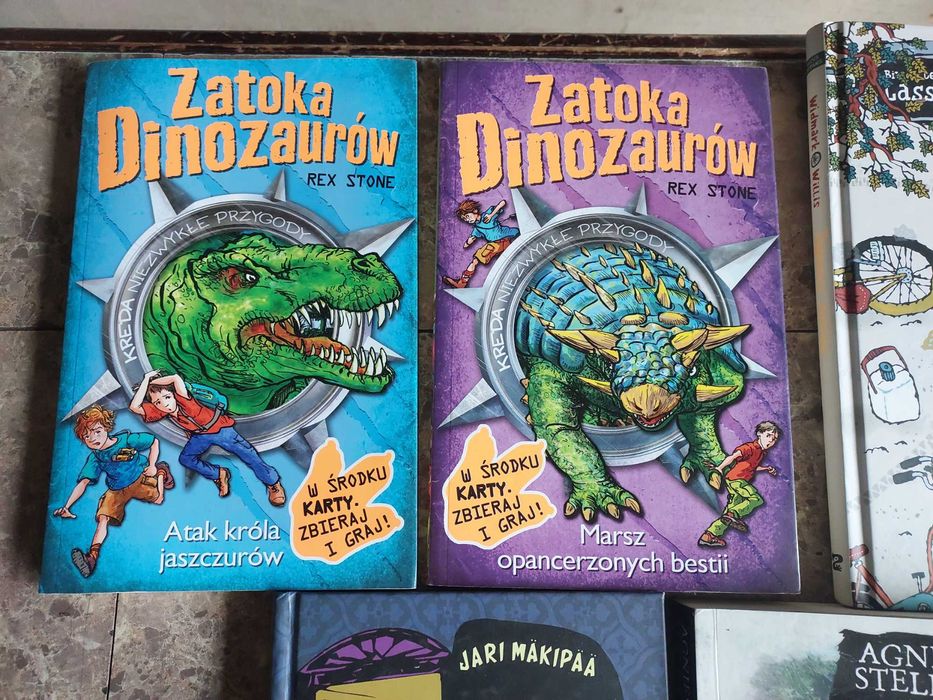 Zestaw 5szt książki przygodowe dla dzieci młodzieży