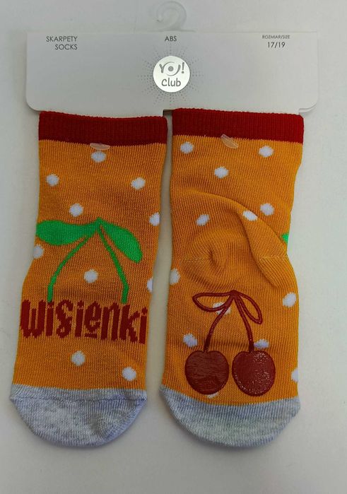 Skarpety dziew.ABS rozmiar 17-19  DŁUGOŚĆ STOPY: 10,5 - 11,7 CM 3 pary