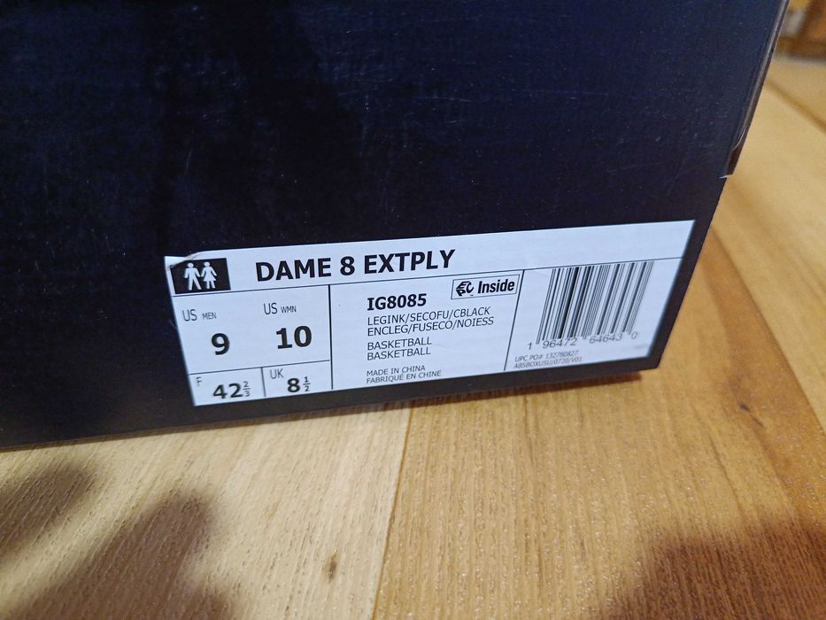 Баскетбольні кросівки Adidas DAME 8 EXTPLY IG8085 оригінал