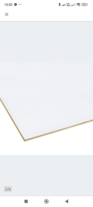 Płyta hdf   plisnia czarna mat 3 mm 2800x2070